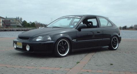 Downtown with black rims
