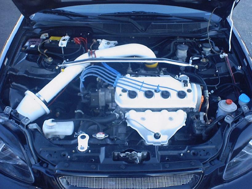 Upgraded intake with some powdercoating done